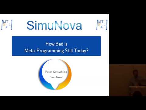 How bad is meta-programming still today? - Peter Gottschling - Meeting C++ 2016