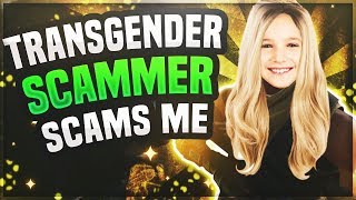 TRANSGENDER SCAMMER SCAMS ME THEN... (Scammer Get Scammed) Fortnite Save The World