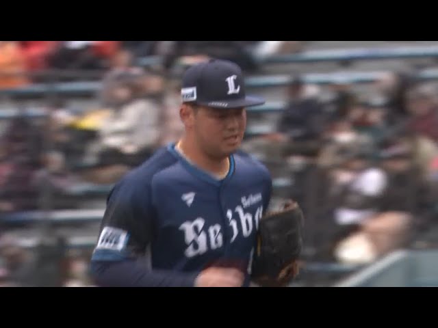 【5回裏】ライオンズ・渡邉勇太朗 5回無失点の好投で開幕ローテーション入りへアピール‼ 2025年3月8日 東北楽天ゴールデンイーグルス 対 埼玉西武ライオンズ