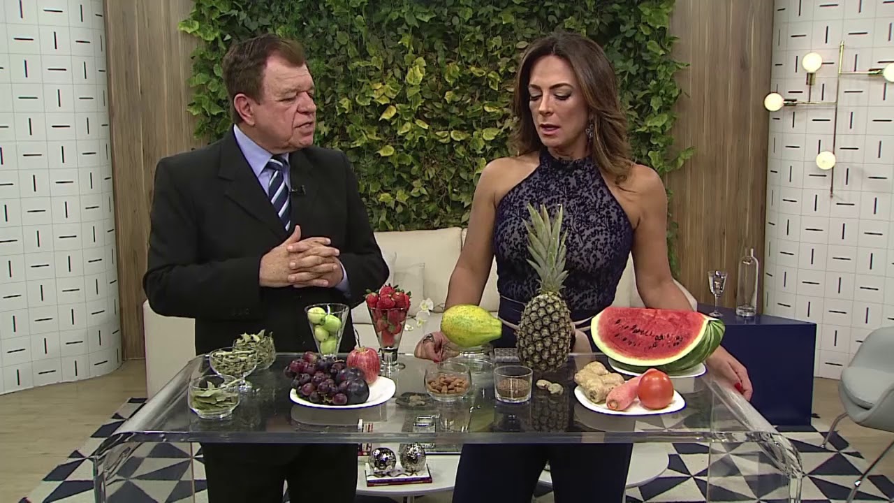 Hilton Claudino fala sobre os benefícios das frutas, verduras e dos chás gelados! 26/10/2017