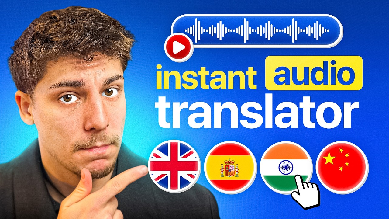How to Translate Audio into ANY Language for Free