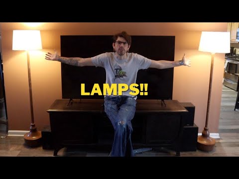 Turning my tree into floor lamps