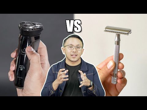 Beza Pisau Cukur dengan Shaver
