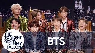 Jimmy Interviews the Biggest Boy Band on the Planet BTS | The Tonight Show