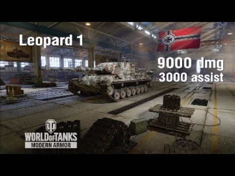 World of Tanks PS4/XBOX | Leopard 1 | 12k combined dmg | M