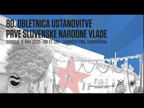 80. obletnica ustanovitve prve slovenske narodne vlade