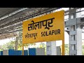 SUR Solapur Junction Railway Station Maharashtra Indian Railways Video In 4k Ultra HD
