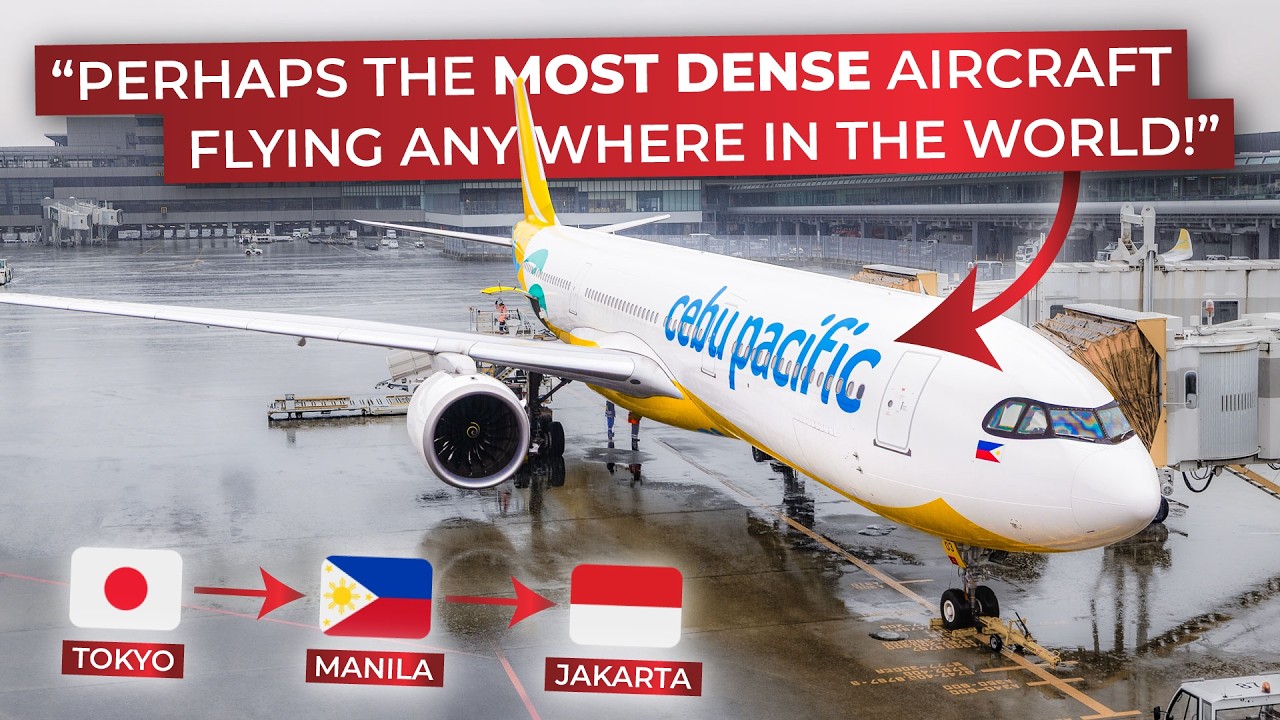This was...NOT BAD!? | Cebu Pacific SUPER HIGH-DENSITY Airbus A330neo from Tokyo Narita to Manila!