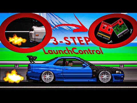 Pixel Car Racer - HOW TO LAUNCH CONTROL (3 Step)