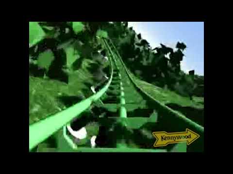 Phantom’s Revenge Original 2001 POV Animation | Kennywood Roller Coasters