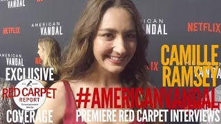 Camille Ramsey interviewed at Netflix Premiere of American Vandal #NowStreaming video