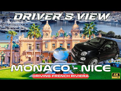 POV DRIVING Monaco to Nice: A scenic drive in the French Riviera