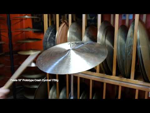 Used Paiste 18" Prototype Crash Cymbal 1755g