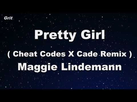 Pretty Girl (Cheat Codes x Cade Remix) - Maggie Lindemann Karaoke 【No Guide Melody】 Instrumental