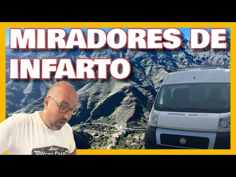 👀 Los IMPRESIONANTES MIRADORES en La Gomera en furgoneta camper | Europa en forgo Ep. 30