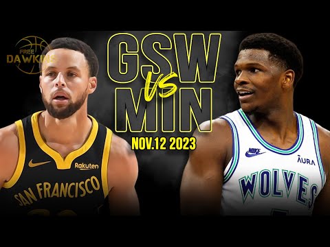 Golden State Warriors vs Minnesota Timberwolves Full Game Highlights | Nov 12, 2023 | FreeDawkins