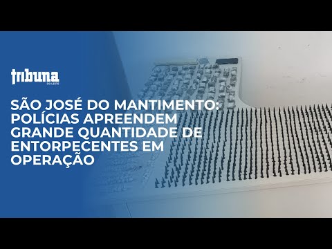São José do Mantimento: Polícias apreendem grande quantidade de entorpecentes em operação