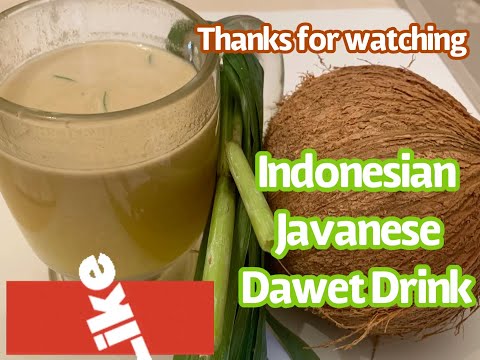 Dawet Drink (lemon grass ) Suriname Javanese/Guyanese