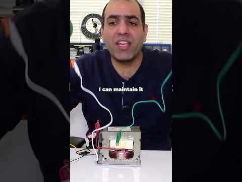 Arcs start on a small gap but extend longer with enough power #arc #short #highvolatge #funny