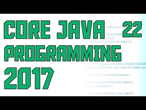 Java Programming 2017 Introduction To Array 22