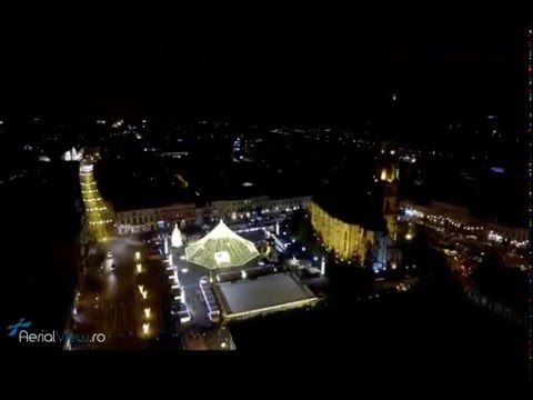 Filmare aeriana cu drona - Cluj Decembrie 2015