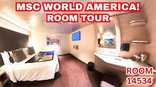 Must-See Accessible Cabin Tour on MSC World America! Room 14534