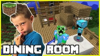 Making a Dining Room with Gamer Girl Karina OMG | Minecraft