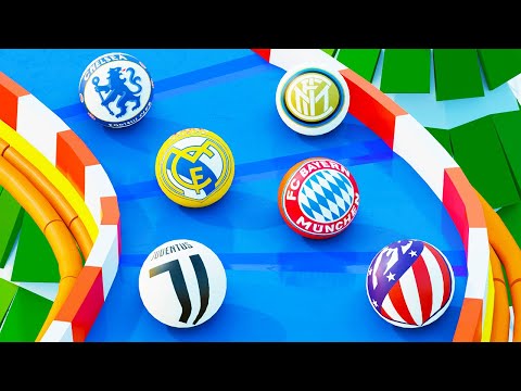 Marble Race Football Clubs - UEFA Champions League 2021-2022