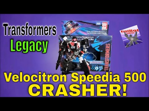Transformers Legacy Velocitron Speedia 500 Crasher - GotBot True Review NUMBER 1018