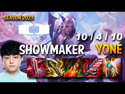 DK Showmaker YONE vs ZOE Mid - KR Ranked