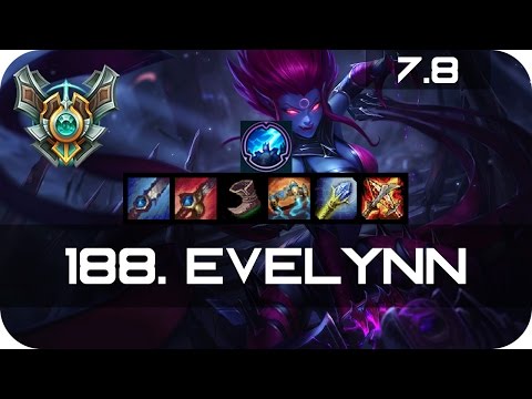 Master Evelynn Jungle vs Warwick Season 7 s7 Patch 7.8 2017 Gameplay Guide Build Normals