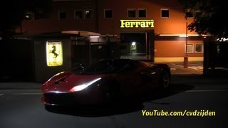 Ferrari LaFerrari in the middle of the night!