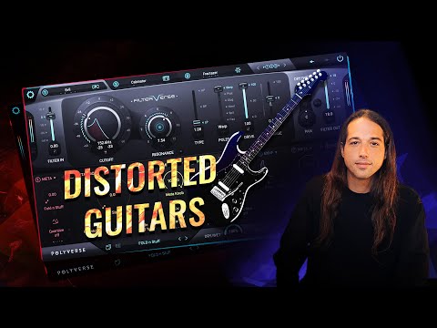 Wild Electric Guitar Distortion Made with Filterverse