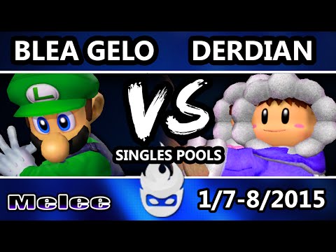 Paragon 2015 - VS | Blea Gelo (Luigi) Vs. Derdian (Ice Climbers) SSBM Singles Pools - Melee