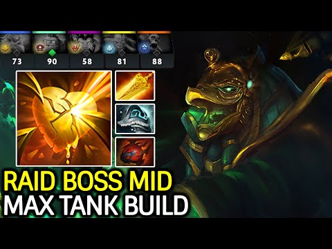 Necrophos Max Tank – Annoying Build Raid Boss Mid Dota 2