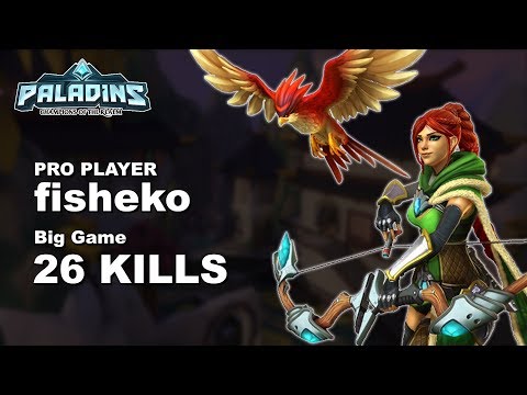 Fisheko Cassie 26 KILLS!! Paladins Pro (Fnatic) Ranked Gameplay