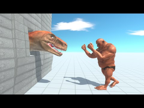 T-REX HEAD vs UNITS - Animal Revolt Battle Simulator