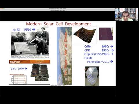 David Cahen, "Possibilities & Limits for a Bright Solar (Cell) Future; a guide for the perplexed"