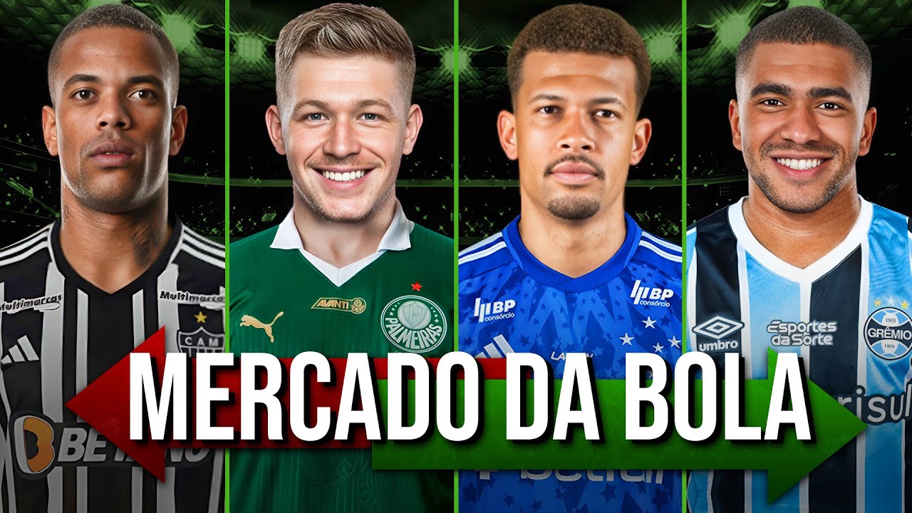 CAIO PAULISTA É DO GALO | BRUNO FUCHS É DO PALMEIRAS | THIAGO MAIA NO SANTOS | +3 REFORÇOS DO GRÊMIO