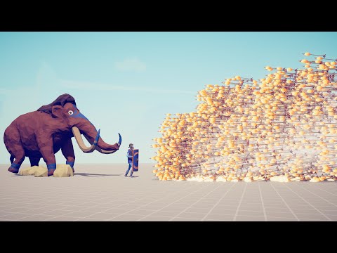 MAMMOTH & SHIELD BEARER vs EVERY GOD - Totally Accurate Battle Simulator