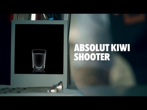 ABSOLUT KIWI SHOOTER DRINK RECIPE - HOW TO MIX