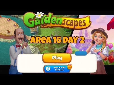 Area 16 Day 2 | GARDENSCAPES #gardenscapes #games #scapes #gardenscapesgameplay #gardenscapesgame