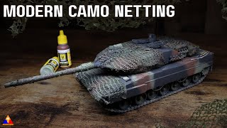 Modern Tank Camo Netting… Made Easy! | NATO 1/35 Camouflage Tutorial