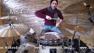 Video thumbnail for Sennheiser - MK 4 und MK8 - Teil 2 - www.drumxound.de by drumxound