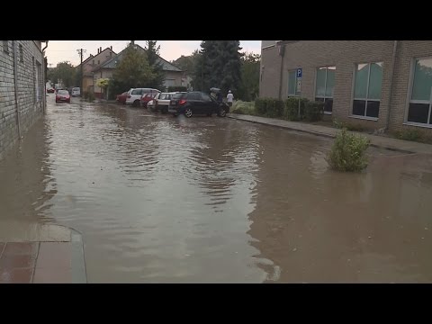 Még szerdán is adott munkát a keddi felhőszakadás