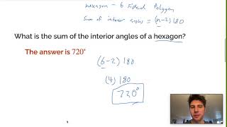 Interior Angles of Hexagon