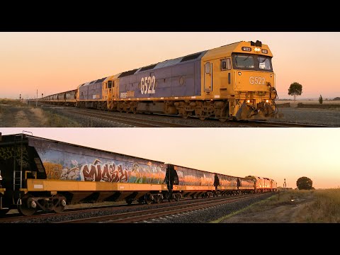 9152 Broad Gauge Pacific National Grain Train  (21/1/2022) - PoathTV Australian Railways