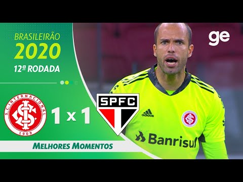 Gols e lances de Internacional x São Paulo