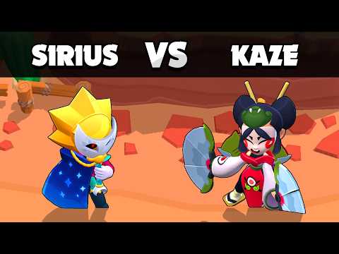 SIRIUS vs KAZE | 1 vs 1 | Brawl Stars