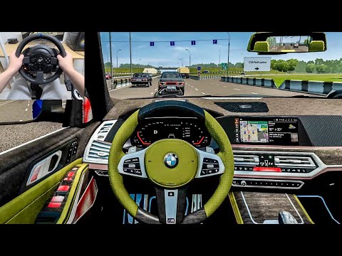2023 BMW X7 - City Car Driving [Steering Wheel Gameplay]